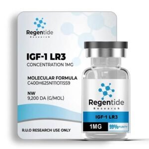 IGF-1 LR3 1 mg research peptide in sterile vial