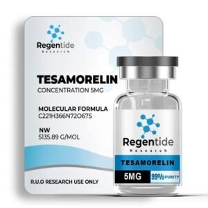 tesamorelin 5mg peptide vial for laboratory research