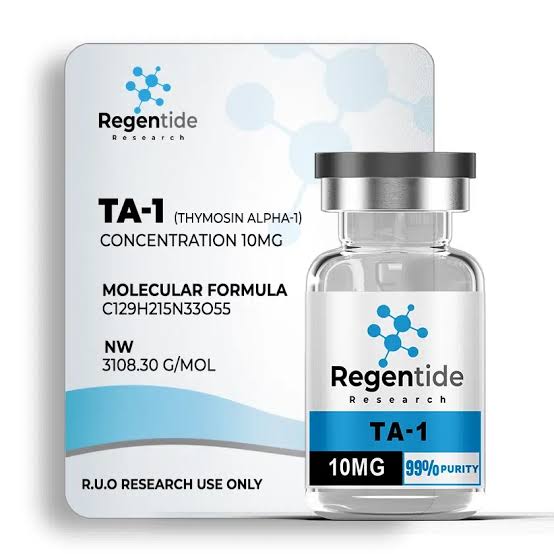 ta-1 (thymosin alpha 1) 10mg peptide vial for laboratory research